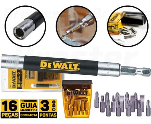 JG 16PC PARAFUSAR C/GUIA DW2053