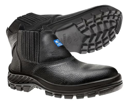 30B19-C-PAD, 38 BOTA C/ ELASTICO BICO COMPOSITE COURO RELAX PRETO 2A 15/17 COMPOSITE - LINHA 30 NOVO